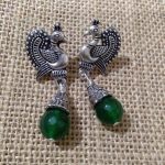 gemstone-beaded-handmade-earrings