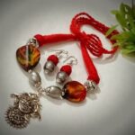 oxidised maa durga handmade necklace set