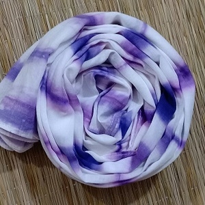 cotton tie dye neck scarf for summer