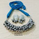oxidised handmade necklace