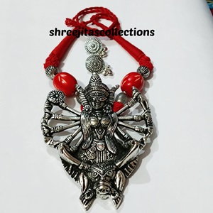 maa Durga oxidised handmade necklace set