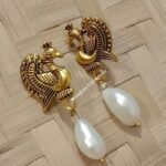 pearl drop earrings