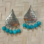 ethnic handmade gemstone beaded earrings