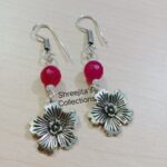 red onyx handmade gemstone earrings