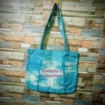 tote bag canvas indigo dye
