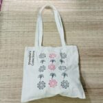 Canvas Cotton Tote Bags Hand Block Printed