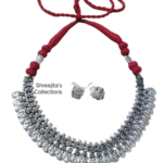 oxidised tribal handmade necklace set