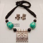 oxidised-silver-handmade-necklace-set