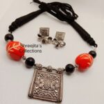 oxidised-silver-handmade-necklace-set