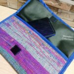 multicoloured khesh handloom cotton purse online
