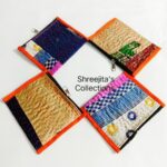 kantha stitch patch combo pack of 4
