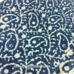 indigo bagru hand printed cotton blouse piece