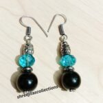 bead and crystal dangle daily wear earrings