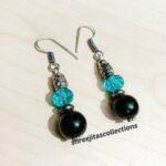 bead and crystal dangle daily wear earrings