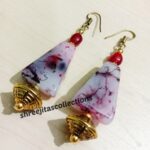 multicolour fashionable tribal earrings