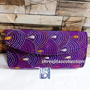 Kantha Stitch Fashionable Clutch Purse Bag For Ladies