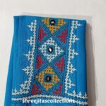 gujrati stitch cotton blouse piece