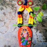 handpainted maa durga necklace set 02