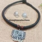 ethnic tribal silver handcrafted necklace set 02