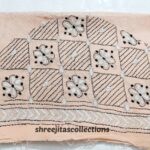 kantha stitch cotton blouse piece