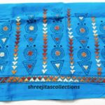kantha stitch cotton blouse piece