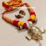 dokra ganesha tribal necklace set