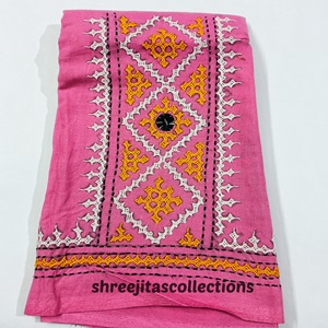 gujrati stitch cotton blouse piece