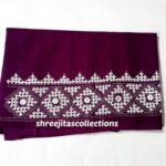 gujrati stitch cotton blouse piece