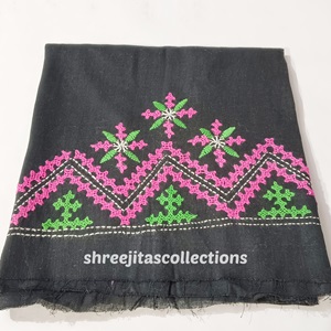 gujrati stitch cotton blouse piece