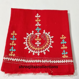 gujrati stitch cotton blouse piece