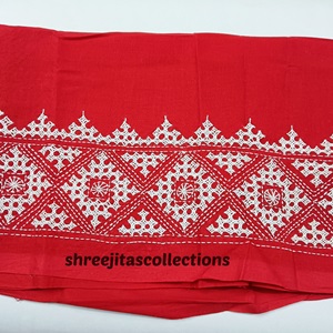 gujrati stitch cotton blouse piece