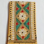 kantha stitch cotton blouse piece