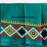 gujrati stitch cotton blouse piece