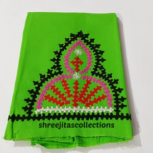 gujrati stitch cotton blouse piece