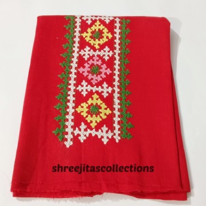 gujrati stitch cotton blouse piece