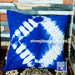 tie dye shibori cotton cushion cover