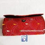 kantha stitch fashionable clutch purse for ladies