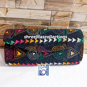 kantha stitch fashionable purse for women