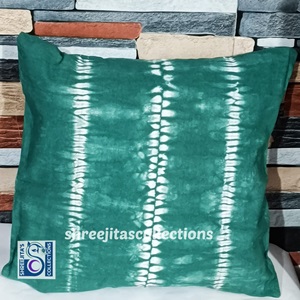 Tie Dye Shibori Cotton Cushion Cover