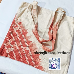 tie dye canvas tote bag