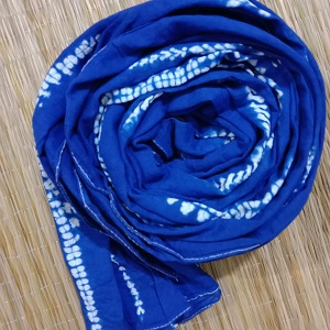Tie and Dye Shibori Cotton Dupatta