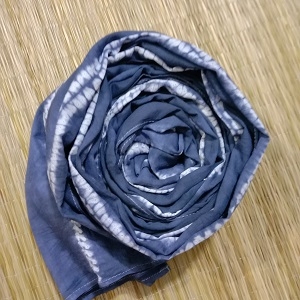 Cotton Scarf Tie and Dye Shibori For Her