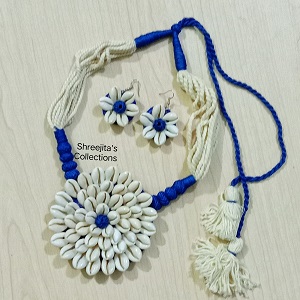 Cowrie Shell Handmade Tribal Bengali Jewellery Set