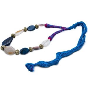 Multi Coloured Semi Precious Stone Handamade Necklace