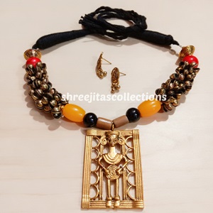 Dokra Tribal Handmade Necklace Set