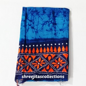 Batik Kantha Cotton Blouse Piece 04
