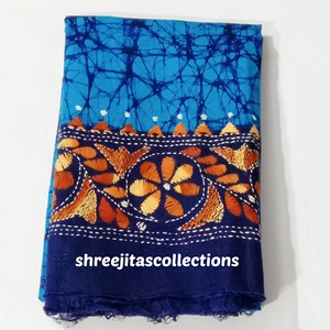 Batik Kantha Cotton Blouse Piece 06